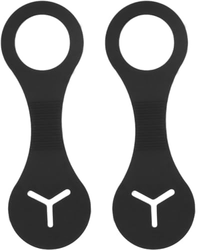 2-Piece Set Silicone Waste Bag Holder - Hands-Free Dog Poop Bag Holder for Leashes and Walks