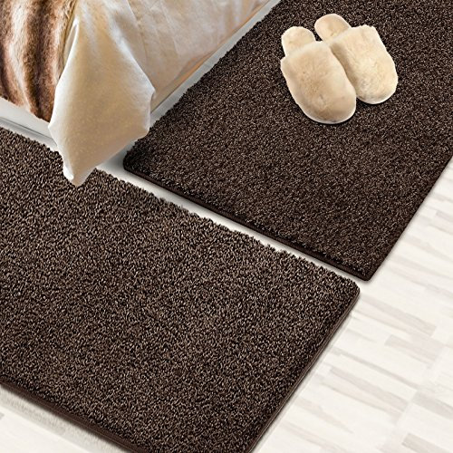 casa pura Shaggy-Bettumrandung Sphinx 3-teilig (Braun)