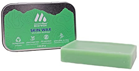 mountainFLOW eco-Wax Skin Wax (Rub-On), Plant-Based + Biodegradable, Prevents Icing, Great Glide (1-Pack)