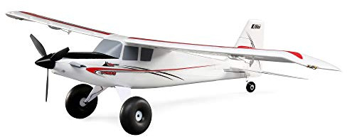 E-flite RC flygplan UMX Turbo Timber BNF Basic (sändare, batteri och laddare ingår ej), 700 mm, EFLU6950, vit/röd/grå