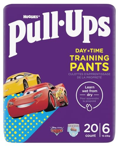 Huggies Pull-Ups Unisex Day Time Training Nappy Pants, Size 6, 20 Pants