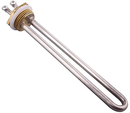 DERNORD 1500W Heating Element 220V Electrical Brewing Water Heater 1Inch BSP Thread Copper Flange