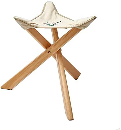 Klappbarer Dreibeinhocker Mini Faltbarer Stuhl Leichter Dreibein-Campinghocker Kompakter Campinghocker Faltbarer Dreibein-Slacker-Stuhl Leichter tragbarer Campinghocker