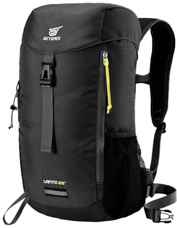 SKYSPER Wanderrucksack 25L Trekkingrucksack Rucksack Klein Tagesrucksack Travel Daypack Wandern Rucksack für Herren Damen