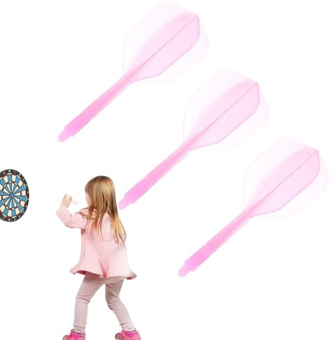 Aletta per freccette, asta e asta – 2BA Dart e 3 alberi – K Flex 4 lame, alette di ricambio per una maggiore precisione