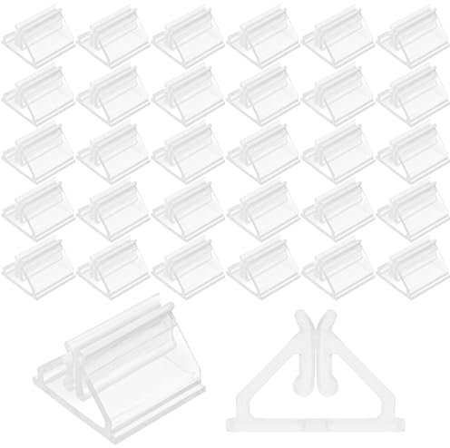 Jeffdad 30 Stück Kartenständer Acryl, Transparenter Tischkartenhalter Kartenhalter Dreieck Spielkartenhalter, Kleiner Fotohalter Tischkarten Halter für Visitenkarten Fotos Memos Menüs Schule Party Sup