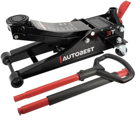 Autobest Cric Pro hydraulique 3T surbaissé 75 à 500mm