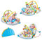 Yookidoo 40145 Gymotion Sitz-Spieldecke, Mehrfarbig, 90x80 cm