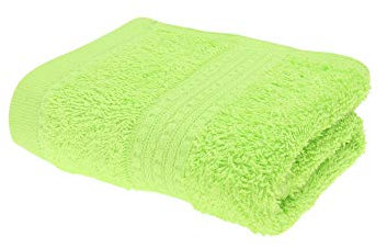 Julie Julsen® Bio Gästetücher in 32 Farben erhältlich weich und saugstark Apfelgrün 30x50 cm