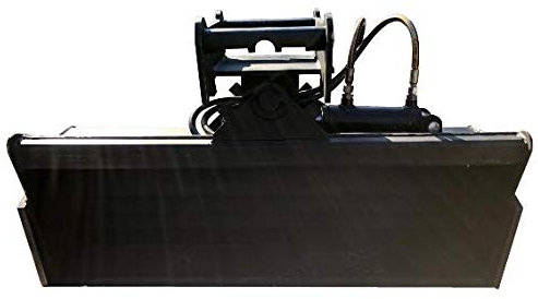 Baggerschaufel Minibagger Radlader Schaufel Arbeitsbreite: 80cm / Tiefe: 40 cm/Aufnahme: MS01 Symlock/um 45° Hydraulisch schwenkbar