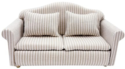 JurciCat Sofá en Miniatura Accesorios para Casas de muñecas Muebles de Madera para Casas de muñecas Accesorios en Miniatura(B)