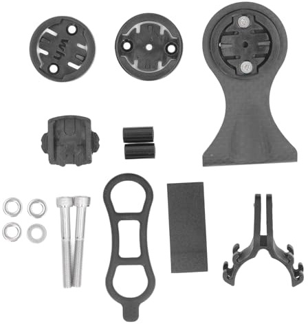 693 Soporte para computadora de Bicicleta de Fibra de Carbono, Soporte para Manillar de computadora para Bicicleta, Soporte para computadora de Bicicleta liviano y Duradero para