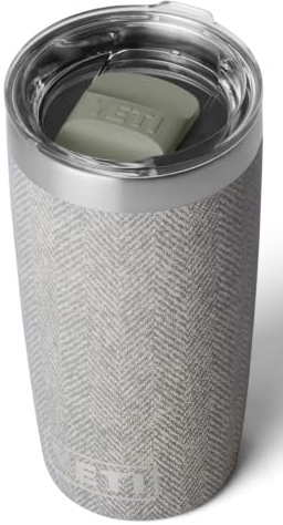 YETI Rambler 10 oz (295 ml) Tumbler, Riverhead Green | Stainless Steel Coffee Travel Mug with MagSlider Lid (Not Leakproof), Insulated Coffee Cup Keeps Drinks Hot or Cold