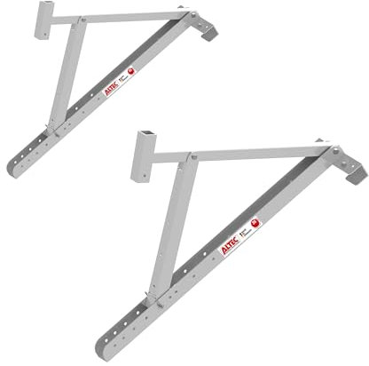 ALTEC RoofersConsole® - Alu Dachkonsole (2Stk.) für Solarbauer, verstellbar | Tragkraft 1.000kg/Paar | Made in Germany | Dachständer Dachgerüst Dachdeckergerüst Dachdeckerstuhl