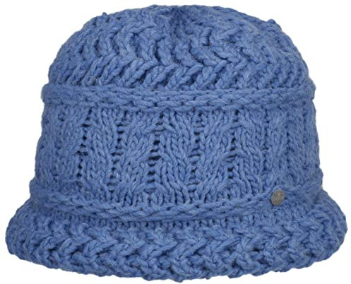 Lierys Classico Stickad Hatt by Damer - Made in Germany klockhattar damhatt vinterhatt höst-vinter Vinter - One Size ljusblå