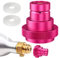 WOKICOR CO2 Quick-Adapter, Rosa Einfache Installation Adapter 425g Zylinder 60L Trapezgewinde TR21-4, Schnelladapter für CO2 Soda kompatibel mit Terra/Art/E-Duo/Crystal 3.0/Gaia Sprudelwasserbereiter