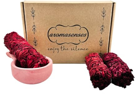 Aromasenses - Scatola assortita Sangue di Drago - Legame naturale - Coni d'incenso - Olio essenziale (BOX 3)