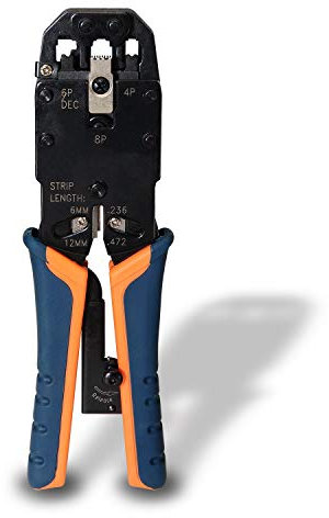 Aisens Tenaza Metálica De Crimpar Rj10/Rj11/Rj12/Rj45 De Carraca