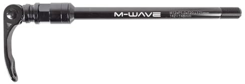 M-Wave Steckachse für Anhängerkupplung, Schwarz