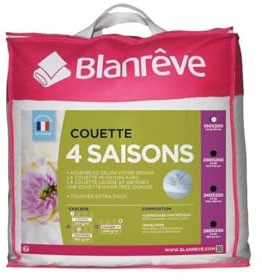 Blanreve Couette 4 Saisons - 140 x 200 cm - Blanc
