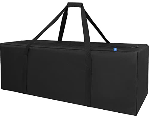COOLBEBE 42 Sports Duffle Bag - 150L Extra Large Travel Duffel Luggage Bag with Upgrade Zipper, Sturdy & Water Resistant, Black