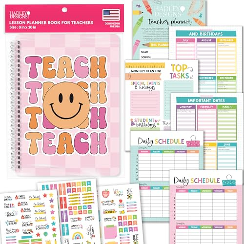 Teacher Planner 2026-2027 - Undated Lesson Planner Book for Teachers