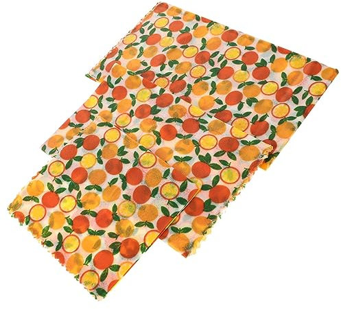 Amosfun 3pcs Beeswax Wraps Food Covers Boys and Girls Stretchy Sandwich Wrap Cloths for Baking Food Packing Reusable Beeswax