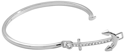 Alex and Ani Pave Anchor Tension Bangle