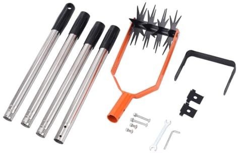 Coltivatore rotante da giardino con manico ergonomico per una coltivazione efficiente del suolo e manico regolabile in lunghezza coltivatore manuale