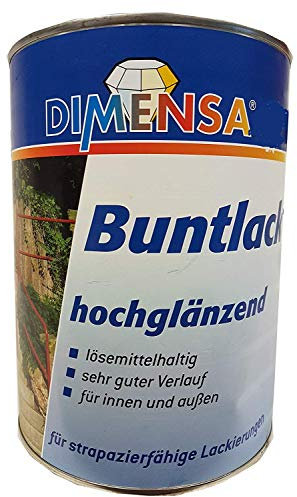 Dimensa Buntlack lösemittelhaltig hochglänzend 750 ml Farbwahl, Farbe (RAL):RAL 1015 Hellelfenbein