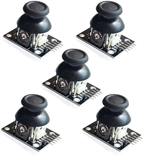 Hailege 5pcs Game Joystick Sensor Game Controller Sensor JoyStick Breakout Module for PS2 Raspberry Pi