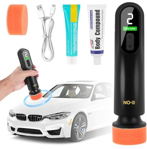 Mineup Poliermaschine, Auto Poliermaschine, Exzenter Poliermaschine Mit 50 Mm Polierpads, Kabelloses Auto-Poliermaschinen-Set, Polierer Schnurlose Poliermaschine Für Die Autopflege Wachsen