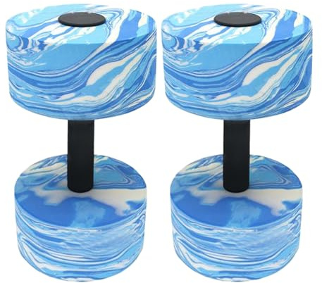 Mancuernas Piscina Aquagym 1 Par Azul - Eva Mancuernas Agua Pour Gym Acuáticas Aquafitness - Equipo De Fitness Portátil Pesas Flotantes Para Hombres Y Mujeres Adulto