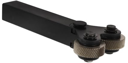 Operitacx Herramienta Moleteado Doble Rueda para Torno Metal Ruedas Duraderas Corte Desgaste Resistente para Cobre Aluminio