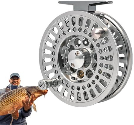 Flugrulle | Saltvattenfiske rulle – fiskeutrustning, aluminiumlegering för fluga, entusiaster