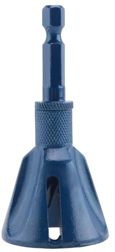 MOLERRI Foret D'Ébavurage Outil de Chanfrein Externe Acier au Tungstène Enlever la Bavure pour Réparer de Perçage de Filetage de Boulon 25mm