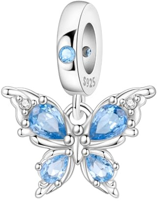 NUJIFFY Ciondoli di animali carini Ciondolo di Charm in argento sterling 925 Ciondolo e perline da donna Ciondoli in argento regalo di gioielli