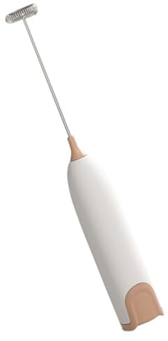 HEALLILY Espumador de Leche Eléctrico Portátil de Mano Varillas de Acero Inoxidable y Cuerpo Ligero Abs para Uso Doméstico y Alimentación Reutilizable