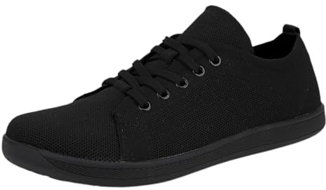Zapatillas Verano Hombre Casual, Zapatillas Hombre Casual para Andar, Sneakers Casuales con Tejido Mosca Descalzos con Punta Ancha Antideslizantes Zapatos Deportivos Shoes Bambas Sapatos Homem