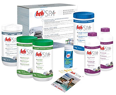 Happy Garden Kit de Traitement au Chlore pour Spa Gonflable