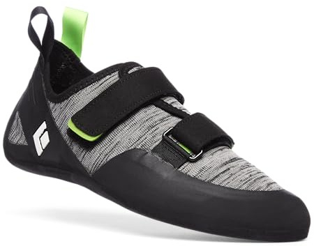 BLACK DIAMOND Men’s Momentum Rock Climbing Shoes | Engineered Knit Technology | 4.3mm Rubber Outsole | Black Anthracite | Size 12