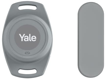 Yale Sensor e imán de posición de Puerta - 05/102330/BW - Sensor e imán de Repuesto - Accesorios para abrepuertas Inteligente Yale - Puertas de Garaje y portones - Estado de la Puerta
