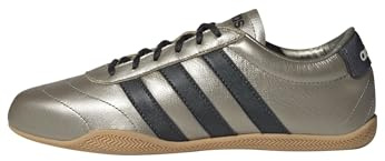 Adidas Women's Grand Court Low Top, Cyber Metallic/Carbon/Gum, 8.5