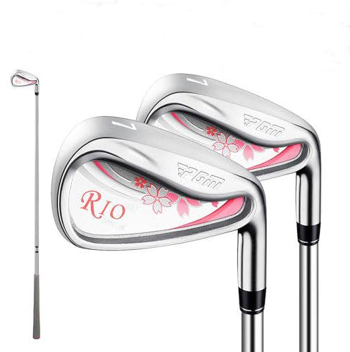 # 7 Ferro da Golf da Donna per Giocatori di Mano Destra Sport All'aperto Signore Golf Club Ferro con Grafite o Albero in Acciaio (con albero in grafite,donne)