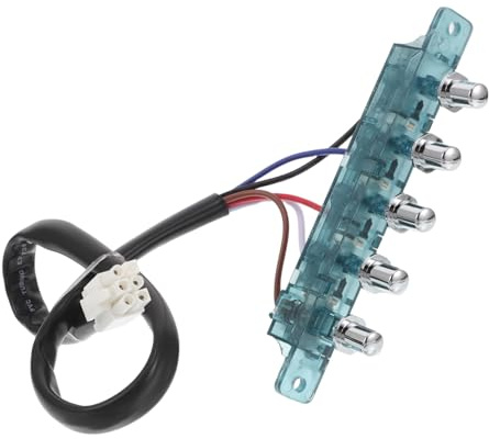 NUOBESTY Reemplazo De Interruptor De Campana Extractora Control De Alta Eficiencia y Confiable botonera campana extractora teka 5 Botones para Cocina