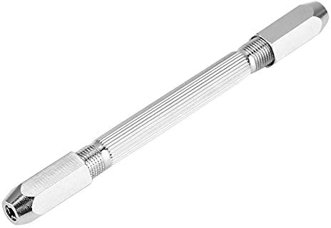 0-3mm Mini Micro mano trapano accessori utensili elettrici trapani a torsione di pasta fritta pinza doppia punta Chuck mano punta trapano gioielli orologio strumento di