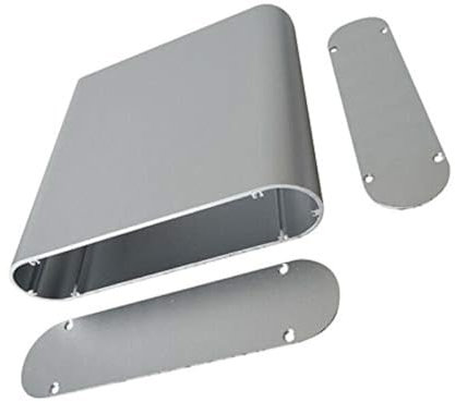 Supertool Scatola per Progetti Fai Da Te in Alluminio - Elettronica e Strumenti Di Alimentazione (40 x 165 x 130 mm, Argento)