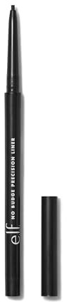 e.l.f. No Budge Precision Eyeliner, eyeliner cremoso a lunga tenuta con punta ultra-fine per un’applicazione precisa, prodotto vegano e non testato sugli animali, Black
