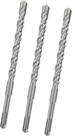 hsawbit SDS Plus Hammer Drill Bits 5mm x 160mm x 3, SDS Masonry Dill Bit Cross Tip Carbide Drill bit for Brick Walls, Concrete, Stone