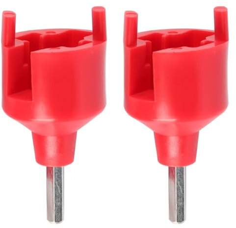 Tiardey 2 Piezas de portabrocas para cercas eléctricas, portabrocas de plástico para Postes de cercas eléctricas, Llave de portabrocas, Taladro inalámbrico Profesional,Anillo Aislante para cercas